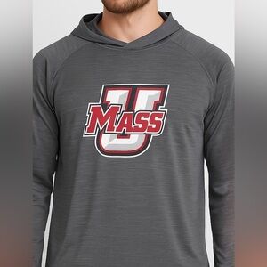 adidas Gray UMass Long Sleeve Tee